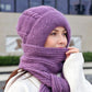 🧣 Toasty Comfort, Head-to-Neck Coverage | Women's Winter Warm Hooded Scarf