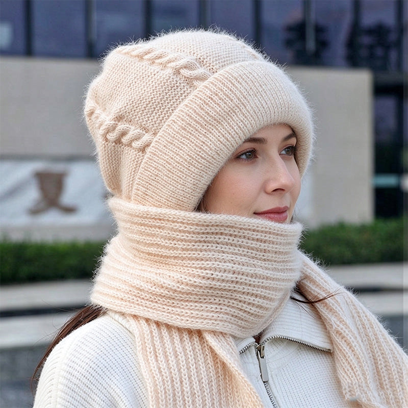 🧣 Toasty Comfort, Head-to-Neck Coverage | Women's Winter Warm Hooded Scarf
