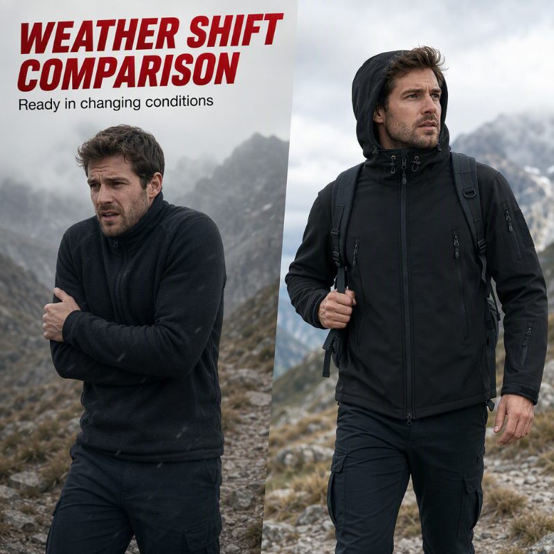 🧥 Stay-Dry Comfort | Men's Outdoor Waterproof Warm Jacket