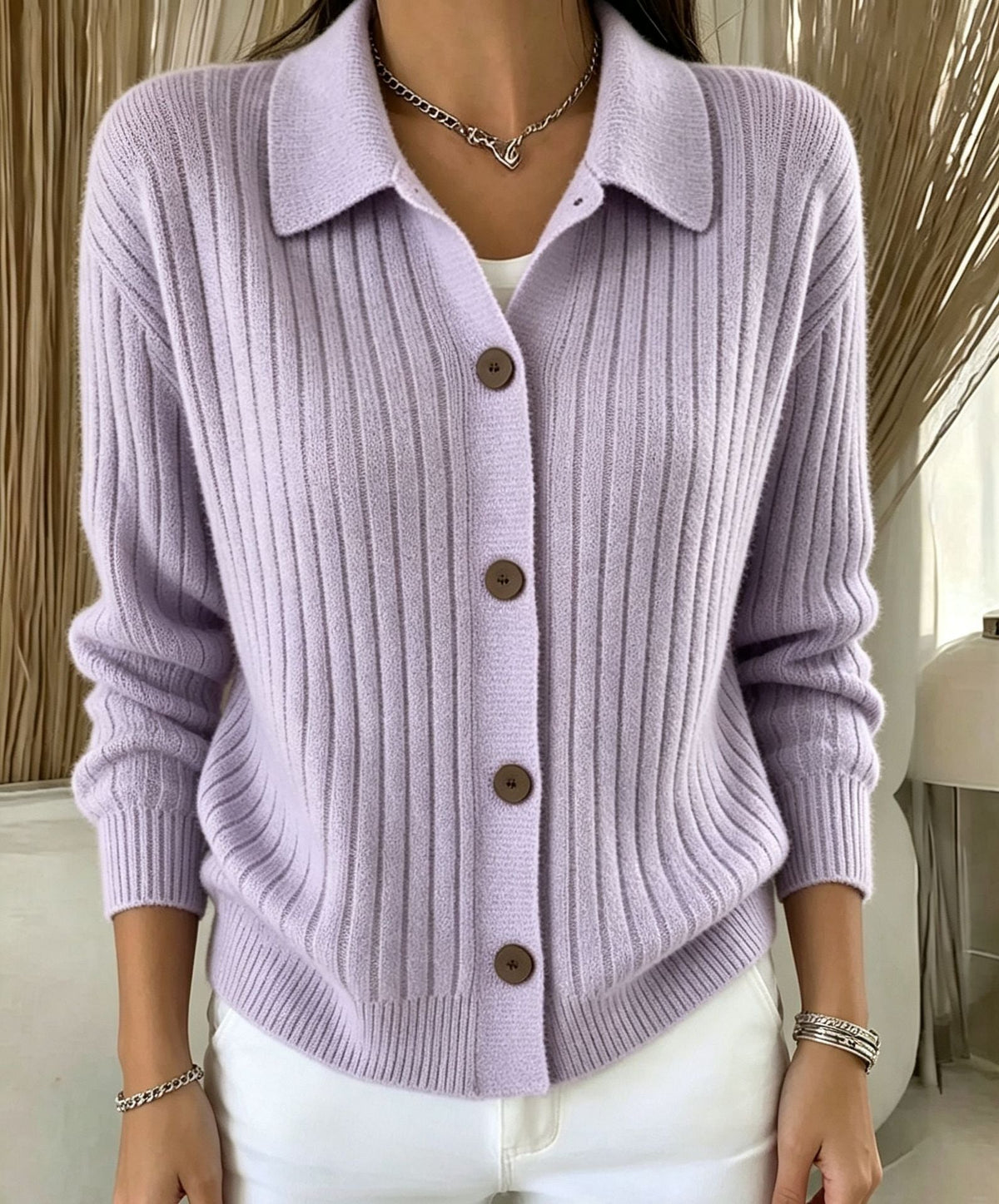 🧶 Relaxed Comfort, Effortless Layering | Women's Casual Loose Fit Knit Cardigan