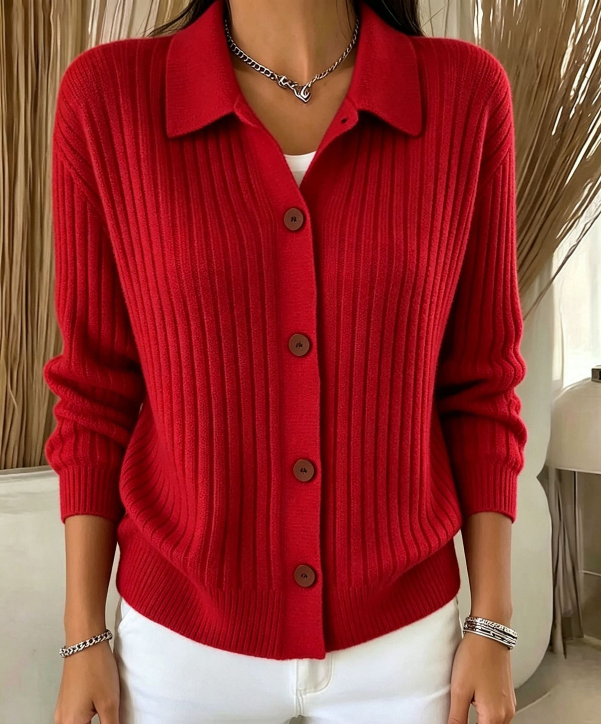 🧶 Relaxed Comfort, Effortless Layering | Women's Casual Loose Fit Knit Cardigan