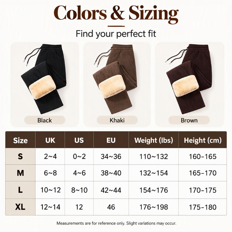 Women's Winter Corduroy Thermal Pants