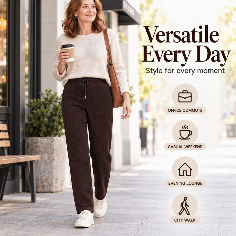 Women's Winter Corduroy Thermal Pants