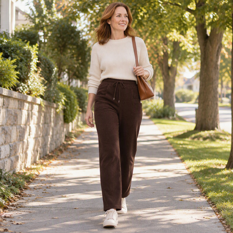 Women's Winter Corduroy Thermal Pants