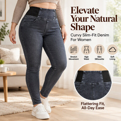 👖 Women's High-Waisted Stretch Skinny Jeans with a Flattering Fit ✨