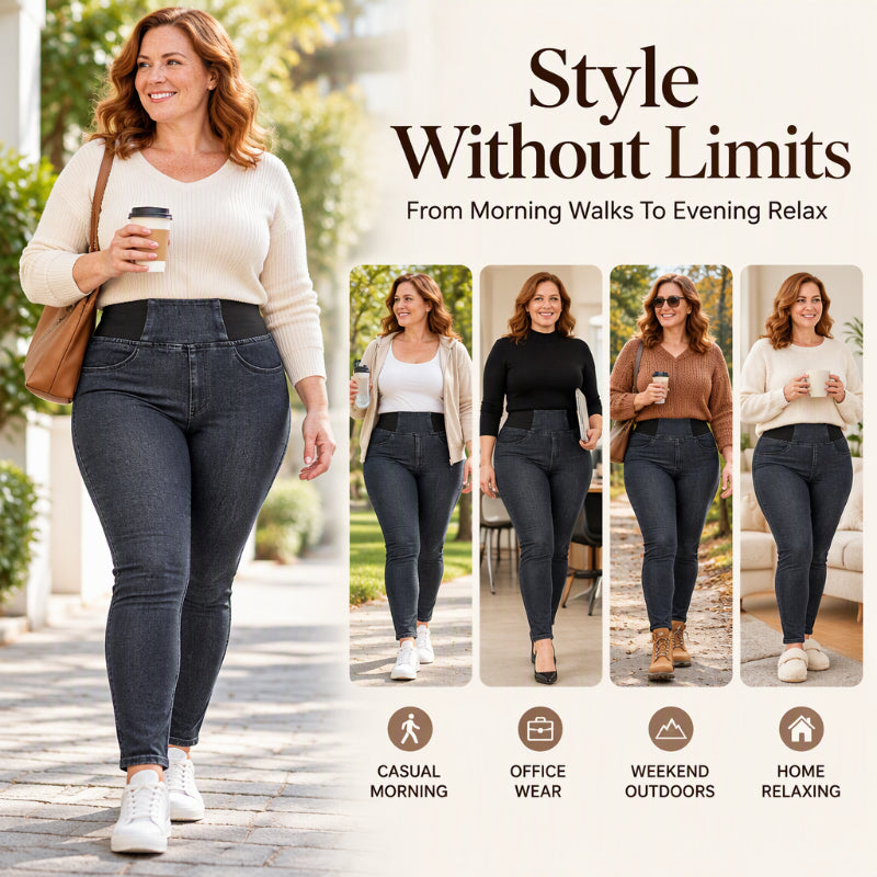 👖 Women's High-Waisted Stretch Skinny Jeans with a Flattering Fit ✨