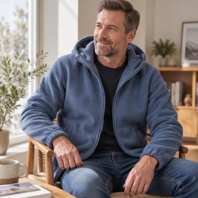 🖤Black Friday Sale🖤🔥Men's Casual Winter Thermal Hooded Jacket
